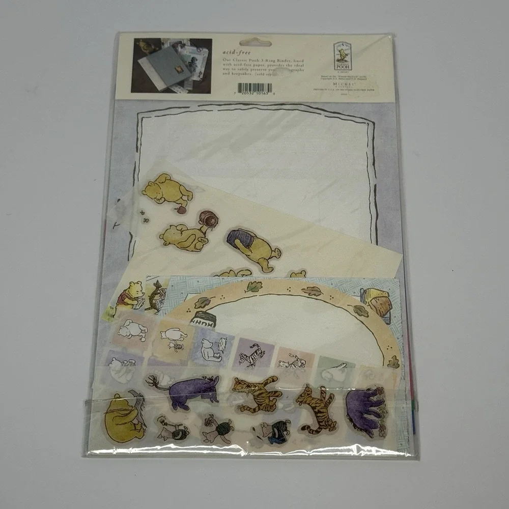 Classic Pooh Scrapbook Page Kit Lot Of 3 Baby/Party And Birthday/Everyday Themes